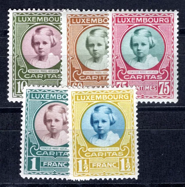 Luxemburg 1928 208-212 ** Postfrisch Tadellos Satz (F7748