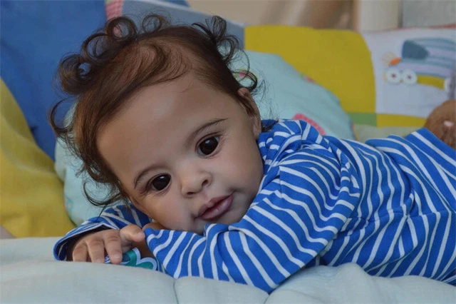 REBORN BABY DOLLS Black Lifelike African American Reborn Newborn ...