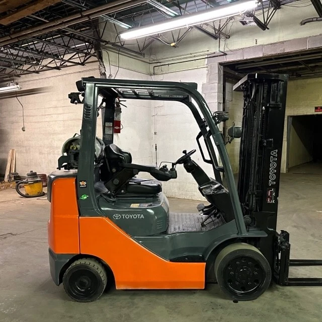 2019 Toyota 8FGCU25 5000lbs Used Forklift LP Gas Triple Mast Sideshift - NICE!