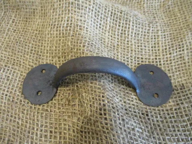 8 Iron Hand Forged Handle Pulls Gate Door Barn Cabinet Drawer Grasp Handles 2