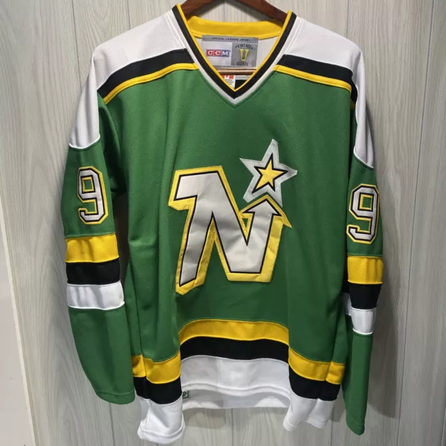 Men's Minnesota North Stars #30 Jon Casey 1988-89 Green CCM Vintage  Throwback Jersey on sale,for Cheap,wholesale from China