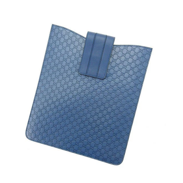 Gucci ipad Case Micro Gucissima Pre-Owned Gucci Blue iPad Sleeve Case Gucissima