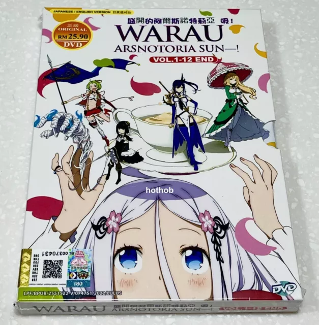 ANIME DVD~ENGLISH DUBBED~Warau Arsnotoria Sun!(1-12End)All region+FREE GIFT