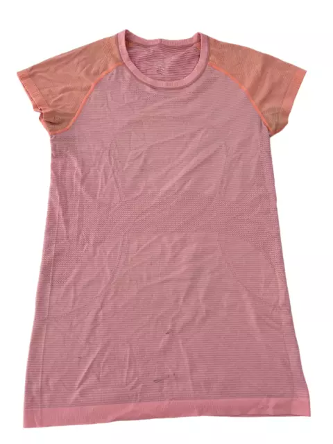 Lululemon Swiftly Tech Short Sleeve T Shirt Pink Size 8