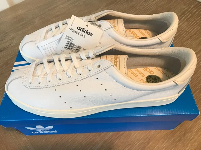ADIDAS ORIGINALS UK 8.5 Lacombe Spezial SPZL White Beige Cream Brown DA8786 EUR 296 07 PicClick IT