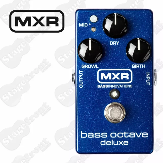 Mxr M288 Bass Octave Deluxe 18 Volt With True Bypass