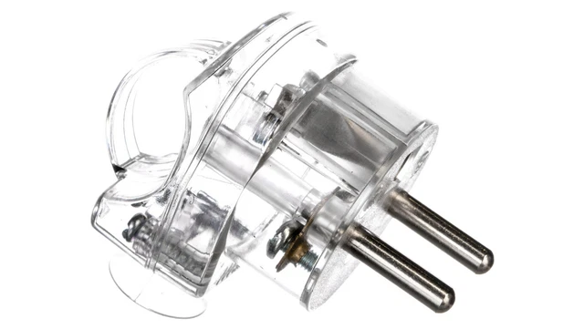 REMOVABLE ANGULAR PLUG with handle z/u 16A 2PAWA-WK transparent 51.48 ...