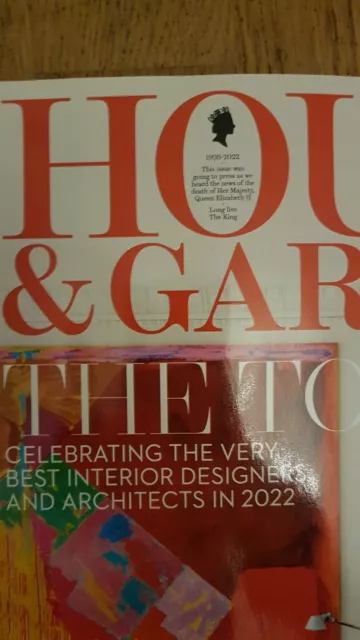 House & Garden magazine Nov '22 The Top 100 The Very best Designers & Architects 2