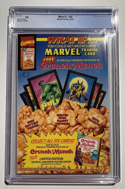 What If… 50 CGC 9.8 NM/MT Death of Wolverine White Pages Marvel Comics 1993 2