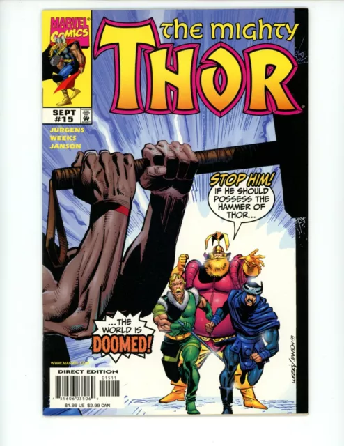 Thor #15 1999 VF Dan Jurgens Lee Weeks Marvel Warriors Comic Book Comics