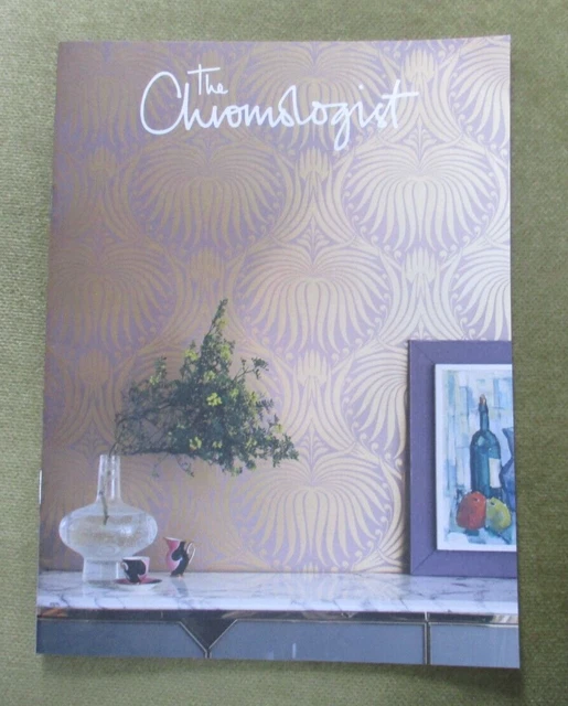Farrow & Ball 2019 ""The Chronologist"" folleto de 23 páginas - nuevos fondos de pantalla metálicos