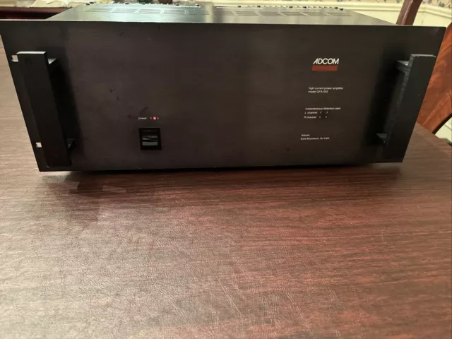 adcom gfa-555 power amplifier LR Channel (For Parts)