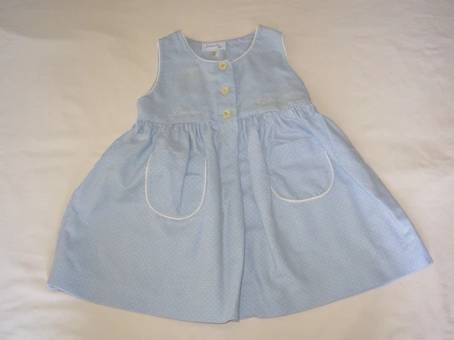 JACADI Robe bébé Vintage 1an 74cm "Doudous Calins"