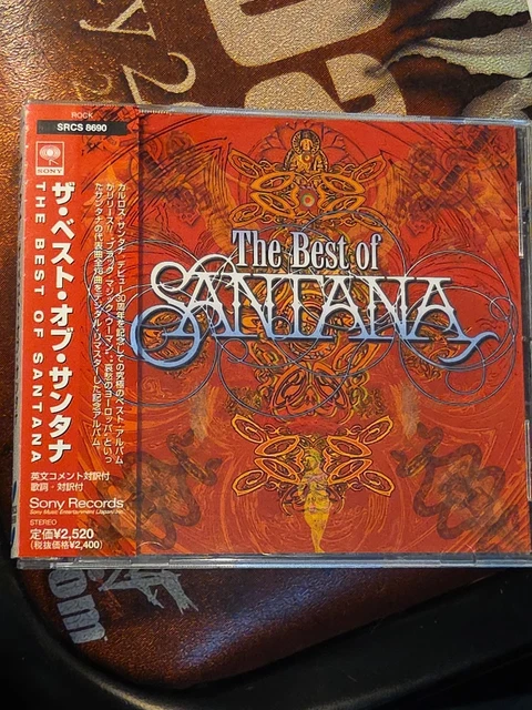 THE BEST OF Santana Japan CD OBI SRCS 8690 30th Anniversary 16