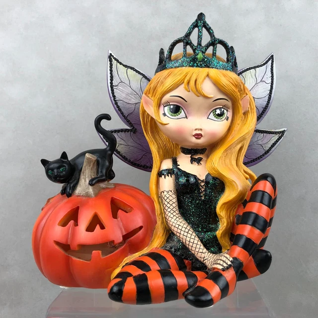 Jasmine Becket Griffith Bewitching Tales Trick or Treat Halloween Fairy Figurine Jasmine Becket Griffith Bewitching Tales Trick or Treat Halloween Fairy Figurine