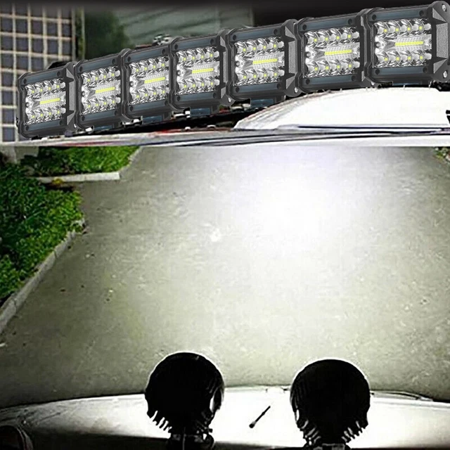 AUXTINGS 106,8 cm 42 Pouces 240 W incurvé Spot d'inondation Combo Barre LED antibrouillard Feux de Conduite Hors Route pour SUV UTE Camion 4x4 Bateau (sans câblage AUXTINGS 106,8 cm 42 Pouces 240 W incurvé Spot d'inondation Combo Barre LED antibrouillard Feux de Conduite Hors Route pour SUV UTE Camion 4x4 Bateau (sans câblage