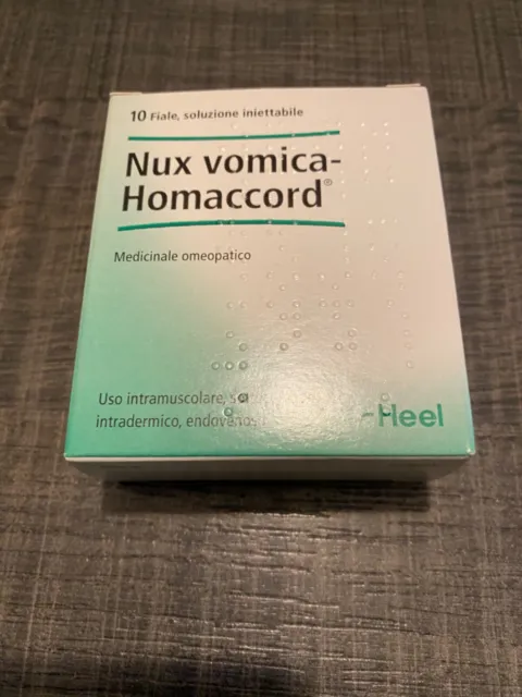 Nux vomica Homaccord Heel , 10 fiale da 1,1 ml,