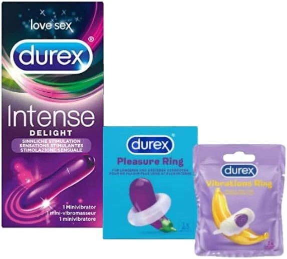 DUREX AUSPROBIER-SET MIT Intense Vibrations Ring 1 Stck & Pleasure Ring 1  Stck EUR 23,99 - PicClick DE
