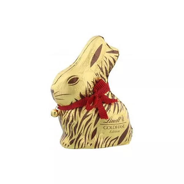 Lami Gold Bunny Figure Creuse Imprimé Animal Safari au Lait 200g