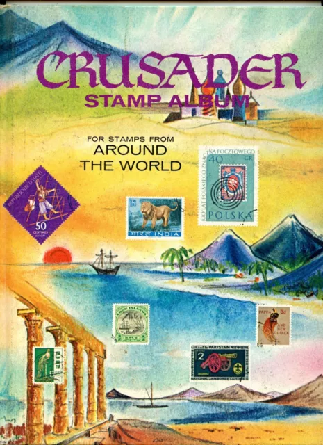 Whitman Crusader Stamp Album for Stamps From Around World - No. 6701 - Empty