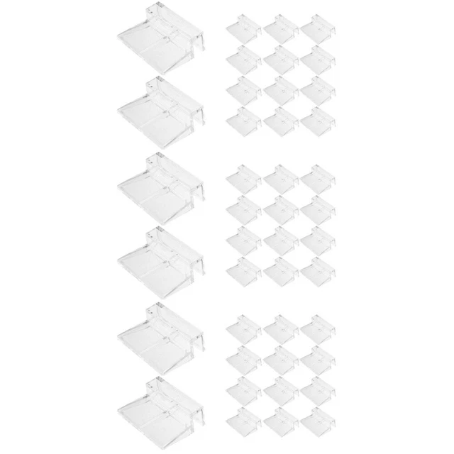 48 Pcs Fish Tank Support Aquarium Cover Bracket Glass Stand Frame