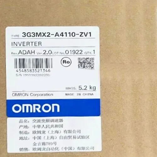 New In Box Original Omron 3G3MX2-A4110-ZV1 Inverter PLC