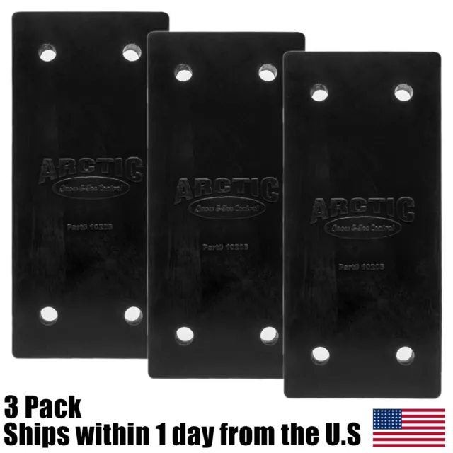 3PK OEM Arctic Sectional Plow Light Duty Polyurethane Mounting Block 10205