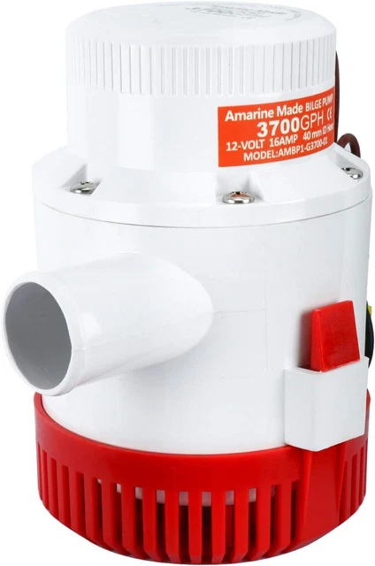 3700 G.P.H. Bilge Pump Non Automatic 12V