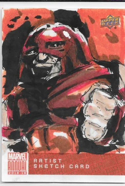 UD Marvel Annual Juggernaut Sketch by Armando Ramirez 1/1