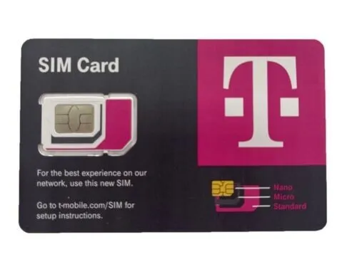 WHOLESALE LOT 100 T-MOBILE Triple Cut SIM Card R15 "3 in 1"  NANO • 4G 5G LTE