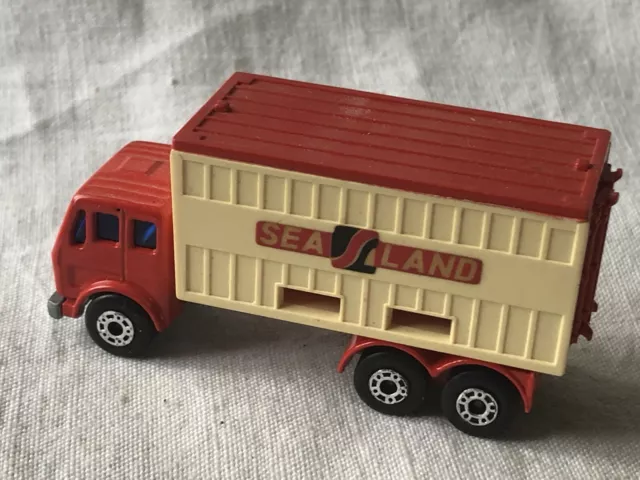 Matchbox mercedes container truck 1976 online