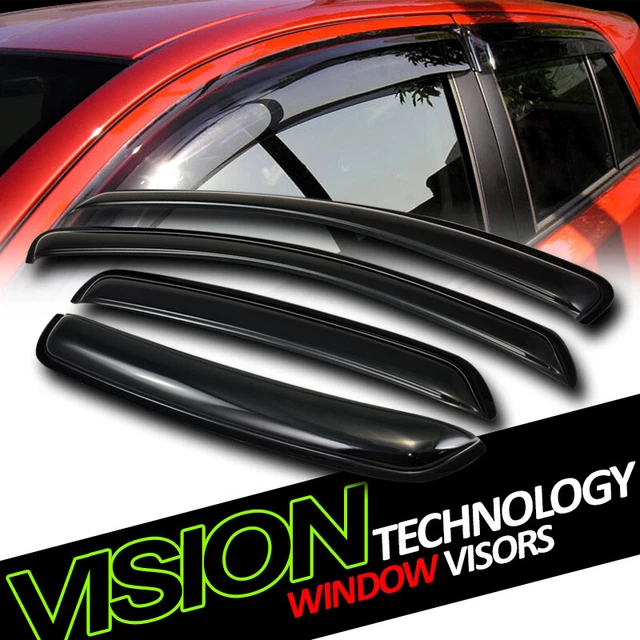 Rain/Wind Guard Vent Shade Deflector Window Visors For 05-09 Five Hundred/Taurus