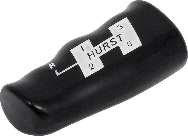 Reproduction Hurst T-Handle Shifter Knob 4-Speed Black Molded Plastic - 3/8"-16
