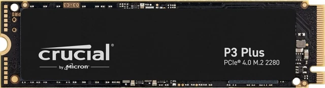 Crucial P3 1To M.2 PCIe Gen3 NVMe SSD Interne, Jusqu'à 3500 Mo/s