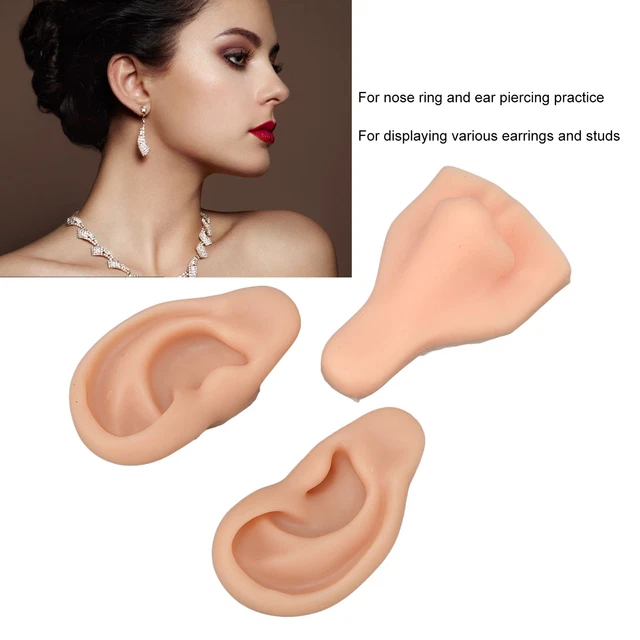 (Color de piel medio) Modelo de perforación de silicona suave flexible elástico TDM