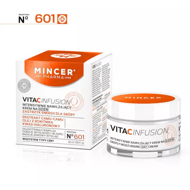 Mincer Pharma Vita C Infusion N˚601 Intensiv Feuchtigkeitsspendende Tagescreme