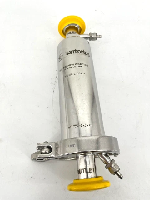 New Sartorius HU10S6IX00S0S Stainless Steel Filter Housing