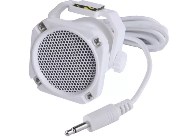 GME SPK45 ✱ WHITE Water Resistant Extension Speaker ✱Suits: GX300 GX600 Radio
