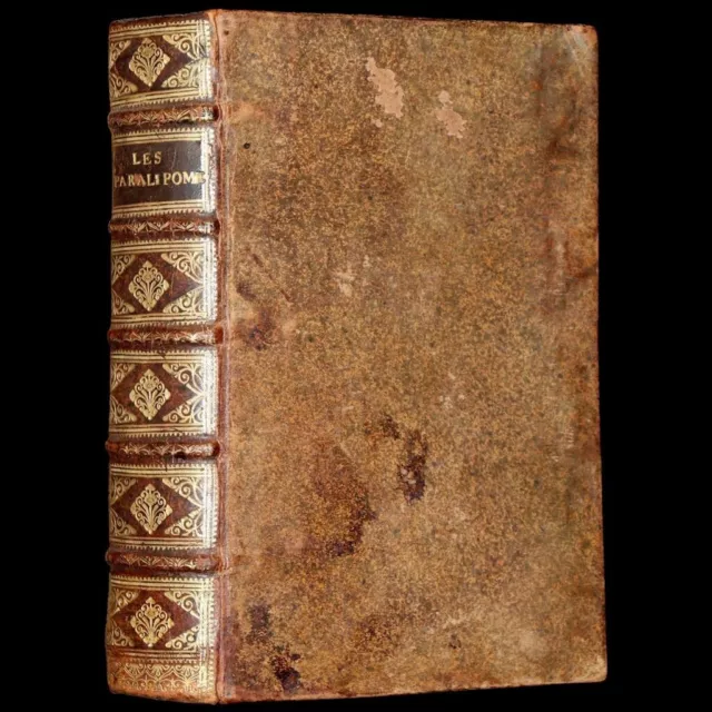 1693 Rare Latin French Bible - Book of Chronicles, Paralipomenon