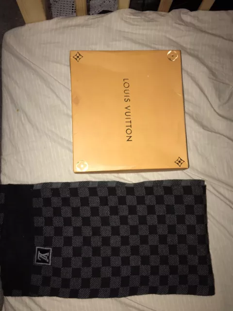 Louis Vuitton monogram shawl in anthracite – Lady Clara's Collection