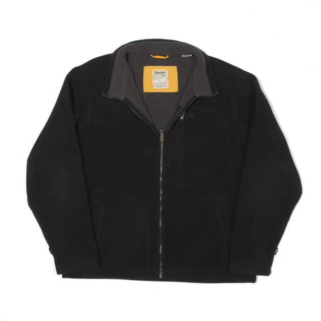 TIMBERLAND Jacket Black Fleece Mens M