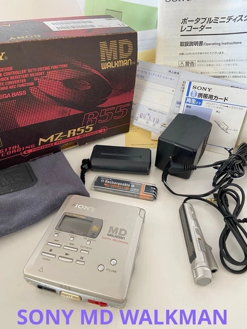 Sony Walkman MZ R700 – Gris – Avec Accessoires Et Boîte D’origine