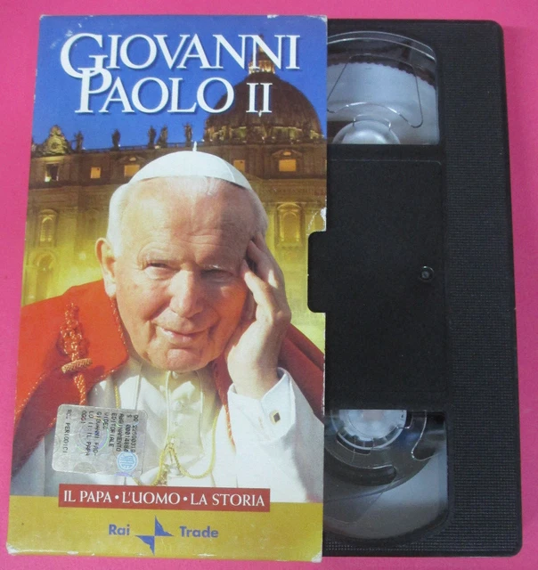 VHS FILM GIOVANNI PAOLO II Il papa l'uomo la storia RAI TRADE (F77) no ...