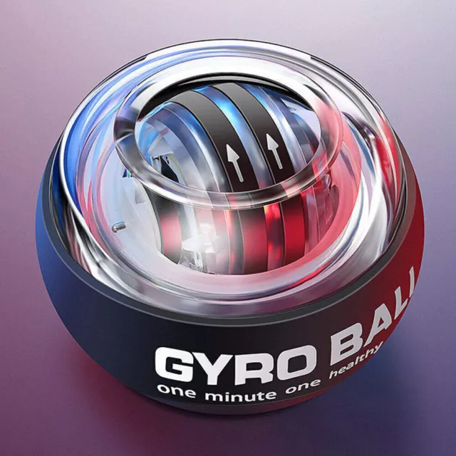 Neu Wrist Power Gyroscopic Ball Unterarmtrainer Gyro Handgelenkverstärker DE