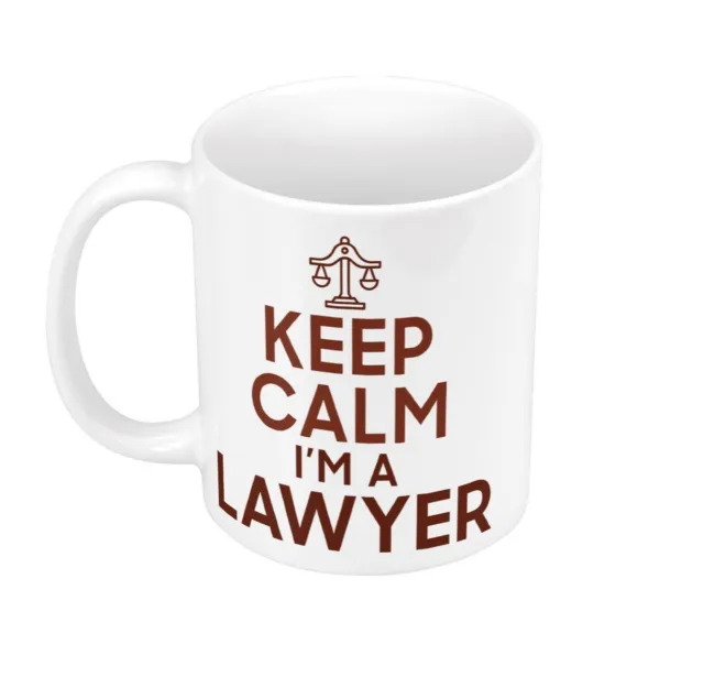 Tasse Céramique Mug Keep Calm I'm a Lawyer Parodie Job Blague Job Avocat