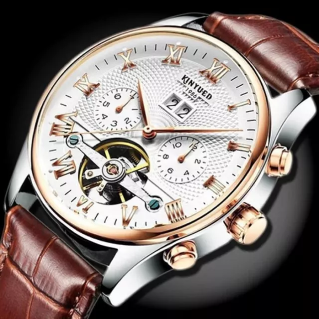 Superbe Montre Automatique de Luxe Tourbillon Top Marque homme men watch PROMO