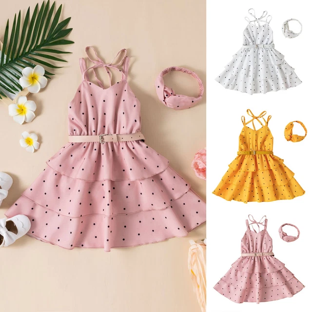 Abiti abito arricciacapelli bambini bambini bambini set abiti estivi