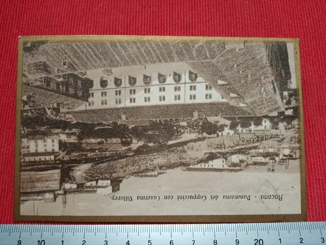 Ancona- Panorama dei Cappuccini con Caserma Villarey -f.p.-viag. 1918