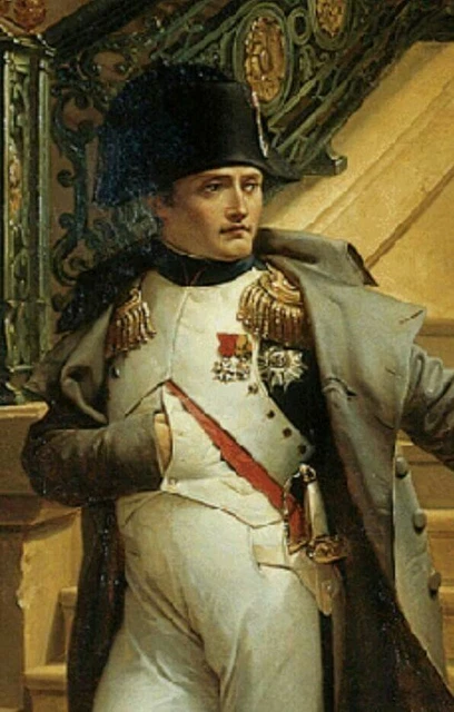 TABLEAU / HUILE SUR TOILE DU XIXe » PORTRAIT DE L'EMPEREUR NAPOLEON 1er
