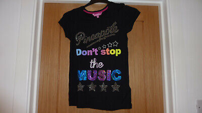 T-Shirt Pineapple Dance Don't Stop The Music Sparkle Glitter Stars Top 12 Nuova Senza Etichette